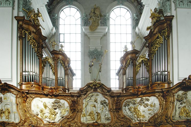 St. Gallen CH, Kathedrale Chororgel