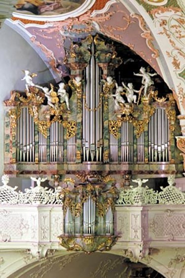 Einsiedeln CH, Benediktinerabtei, Marienorgel