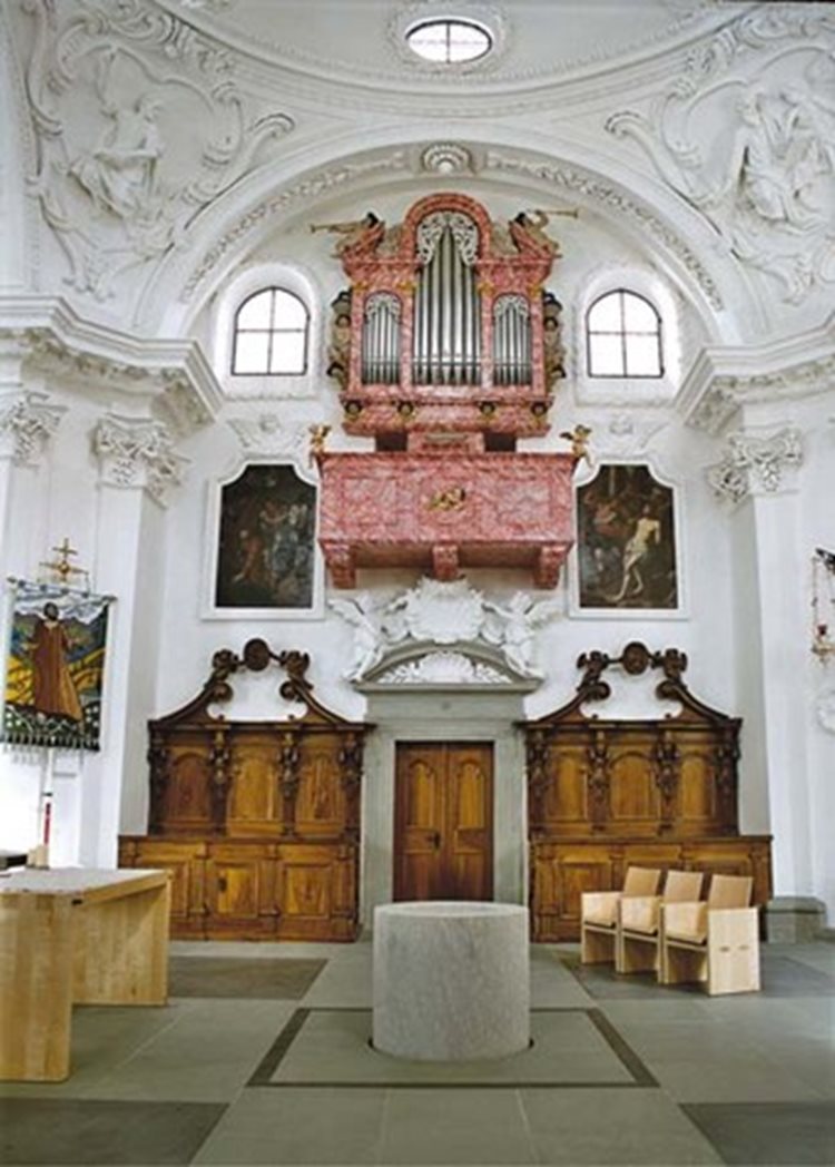 Bürglen CH, Kath. Pfarrkirche St. Peter und Paul, Chororgel