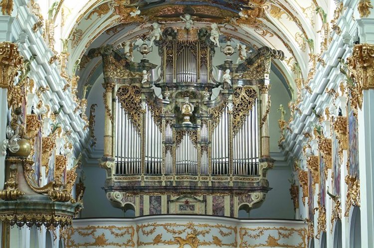 Regensburg DE, Alte Kapelle - Papst Benedikt-Orgel